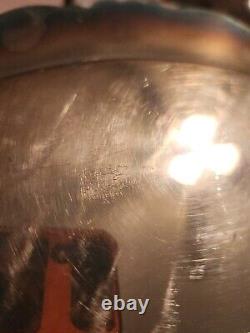 Vintage Set of Eight Georgian Style Oneida Tea Set Silver Plate With Timer