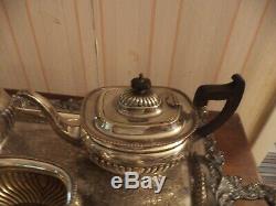 Vintage Sheffield tea and coffee set, old English, good condition, museum design