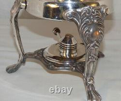 Vintage Sheridan Silver Plated 20 Samovar Coffee Tea Hot Water Urn with Burner