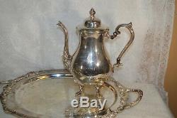 Vintage Sheridan Silver-Plated Four Piece Tea Set