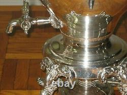 Vintage Sheridan Silver on Copper Coffee/Tea/Hot Water Urn