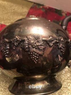 Vintage Silver Coffee & Tea Set. W M. Rogers