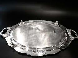 Vintage Silver Plate Coffee Tea Service Set With Tray Baroque By Wallace