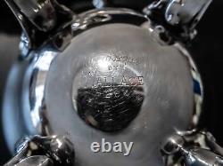 Vintage Silver Plate Coffee Tea Service With Tray Baroque By Wallace