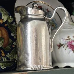 Vintage Silver Plate Insulated Tea Pot Hotel Pennsylvania RARE