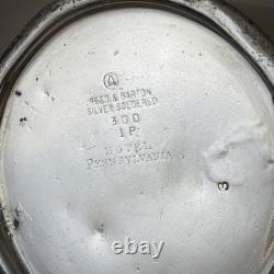 Vintage Silver Plate Insulated Tea Pot Hotel Pennsylvania RARE