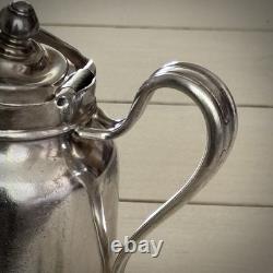 Vintage Silver Plate Insulated Tea Pot Hotel Pennsylvania RARE