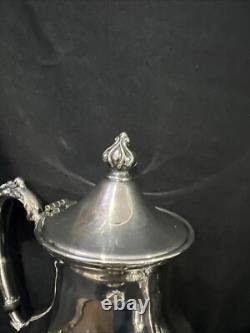 Vintage Silver Plate Tea Set Coffee Service 4 Piece