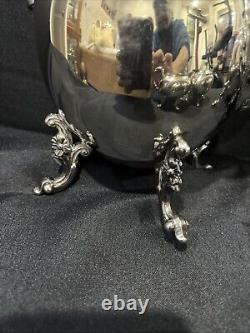 Vintage Silver Plate Tea Set Coffee Service 4 Piece