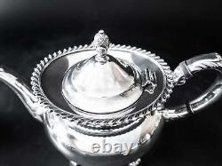 Vintage Silver Plate Tea Set Coffee Service Community Georgian Gadroon