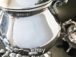 Vintage Silver Plate Tea Set Coffee Service Set With Tilting Pot Birmi