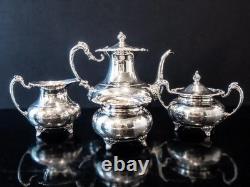 Vintage Silver Plate Tea Set Community Ascot Sheffield Reproduction