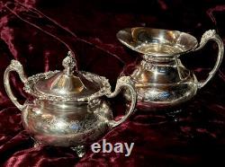 Vintage Silver Plate Tea Set Community Ascot Sheffield Reproduction