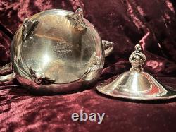 Vintage Silver Plate Tea Set Community Ascot Sheffield Reproduction