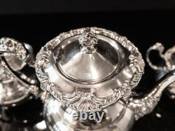 Vintage Silver Plate Tea Set Community Ascot Sheffield Reproduction