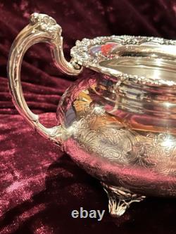 Vintage Silver Plate Tea Set Community Ascot Sheffield Reproduction