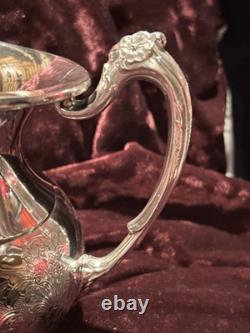 Vintage Silver Plate Tea Set Community Ascot Sheffield Reproduction