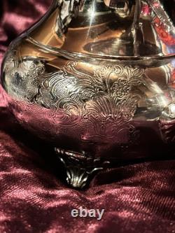 Vintage Silver Plate Tea Set Community Ascot Sheffield Reproduction