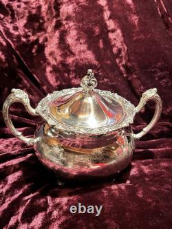 Vintage Silver Plate Tea Set Community Ascot Sheffield Reproduction