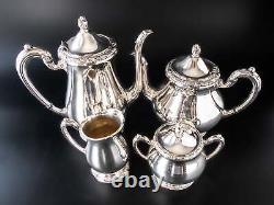 Vintage Silver Plate Tea Set Community Queen Bess