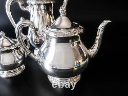 Vintage Silver Plate Tea Set Community Queen Bess