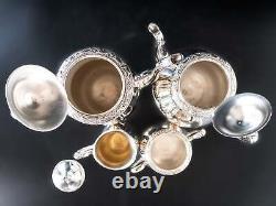 Vintage Silver Plate Tea Set Community Queen Bess