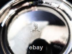 Vintage Silver Plate Tea Set Melon Finial Coffee Service William Adams