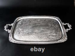 Vintage Silver Plate Tea Set With Tray St. James EG Webster