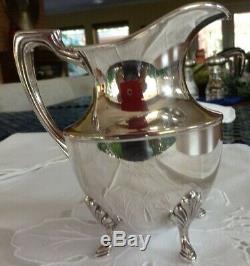 Vintage Silver Plate Tea set 5 pics plus Tray
