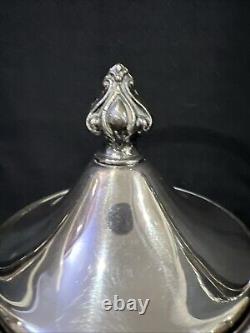 Vintage Silver Plate Teapot on Tilting Stand with Burner