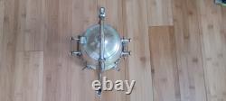 Vintage Silver Plate Teapot on Tilting Stand with Burner