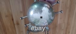 Vintage Silver Plate Teapot on Tilting Stand with Burner