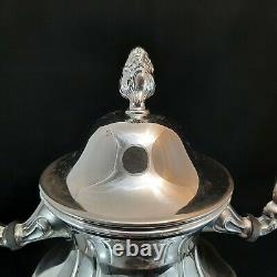 Vintage Silver Plated 20 Samovar Coffee Tea Hot Water/Beverage Urn with Burner