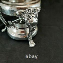 Vintage Silver Plated 20 Samovar Coffee Tea Hot Water/Beverage Urn with Burner