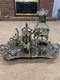 Vintage Silver Plated 6 Piece Coffee Tea Service Set Pot Sugar Creamer Platter