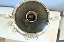 Vintage Silver Plated Tea Press Urn Beautiful, includes rare press piece