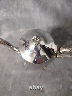 Vintage Silver Plated Tea Set Coffee Service and Tray Set- 5 Pieces