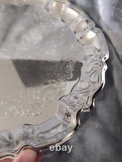Vintage Silver Plated Tea Set Coffee Service and Tray Set- 5 Pieces