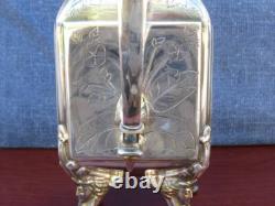 Vintage Silver Tea Set Coffee / Tea Pot Reed & Barton # 2585 Circa 1872 Excellen