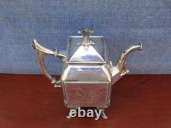 Vintage Silver Tea Set Coffee / Tea Pot Reed & Barton # 2585 Circa 1872 Excellen
