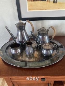 Vintage Silver-plate Tea Set Coffee Service Set Modern By Gorham