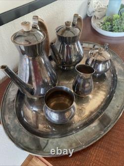 Vintage Silver-plate Tea Set Coffee Service Set Modern By Gorham