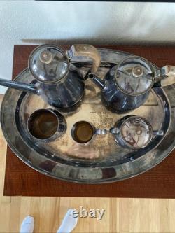 Vintage Silver-plate Tea Set Coffee Service Set Modern By Gorham