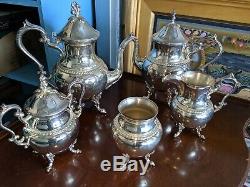 Vintage Silverplate (Silver on Copper) Tea Set by Birmingham