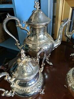 Vintage Silverplate (Silver on Copper) Tea Set by Birmingham