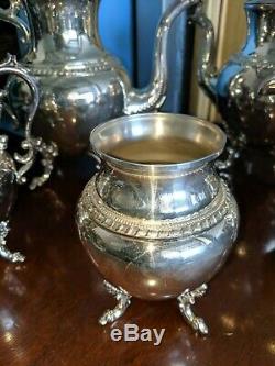 Vintage Silverplate (Silver on Copper) Tea Set by Birmingham