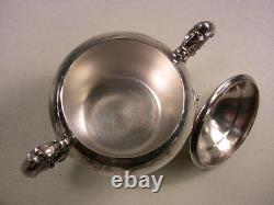 Vintage Silverplate Tea Set Coffee Service Serving Tray Tea Pot Cream Sugar Bowl