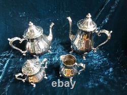 Vintage, Silverplated, 4-Piece Coffee/Tea Set by International Silver Company