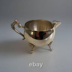 Vintage Silverplated 5 Piece Coffee/Tea Set Pre-owned, Towle, with tray. L New