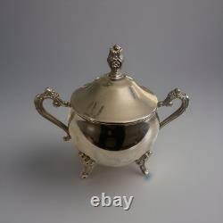 Vintage Silverplated 5 Piece Coffee/Tea Set Pre-owned, Towle, with tray. L New